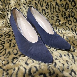 Via Spiga Navy Heels